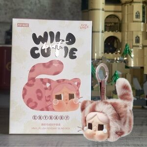 POP MART - Cry Baby Wild But Cute Plush Keychain - Pink Cutie NIB